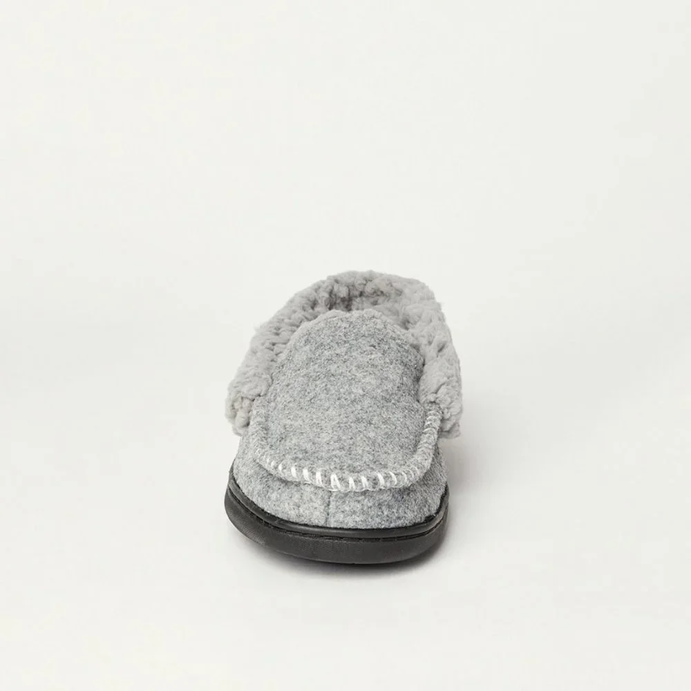 Lucky Brand Men's Faux Wool Sherpa Lined Slipper/NIB/Small